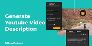 Buat deskripsi video Youtube yang ramah SEO dengan generator teks ai gratis ini