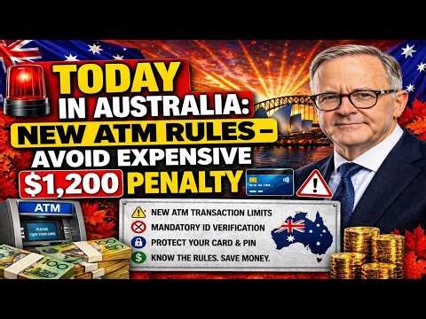 🚨 TODAY IN AUSTRALIA: New ATM Rules – Avoid Expensive $1,200 Penalty 💳