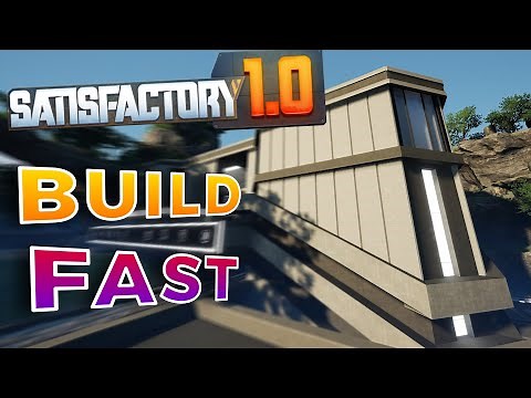 7 Tips to Build 10x FASTER in Satisfactory 1.0