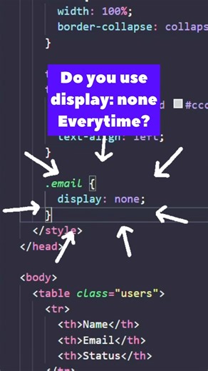 display:none vs visibility:hidden 🤯 Which one you use more? #css #webdevelopment
