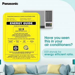 37K views · 662 reactions | What is EER? How energy-efficient is my air conditioner? If you ever thought of these questions, watch the video to learn more.​ ​Choose only the best. Choose Panasonic #JapanQuality window type air conditioners with High EER for big energy savings!​ ​Add #AlagangPanasonic to your home: https://bit.ly/ShopPanasonicAircon | Panasonic Philippines | Facebook