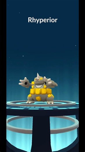 Shiny Rhydon CP 2,199 Evolves into Shiny Rhyperior CP 2,589! | Pokemon GO Gameplay