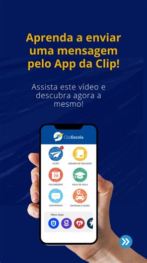 ClipEscola I Plataforma Escolar on Instagram: "Aprenda a enviar mensagens no ClipEscola de forma prática! 📱 🔔 Enviar mensagens pelo ClipEscola é simples, rápido e eficiente! No tutorial de hoje, mostramos o passo a passo para facilitar sua comunicação escolar. Confira agora e aproveite! ✨ #comunicaçãoescolar #clipescola #inovação #aplicativoescolar #plataformaescolar"