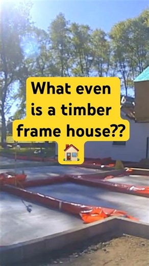 What Actually Is a Timber Frame House? 🏡🔨 #selfbuild #newhomebuild