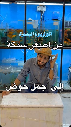 ‎اكواريوم البصرة | AQUA BASRA‎ on Instagram‎: "⁨ من أصغر سمكة لأجمل حوض… كلشي يخص الأكواريوم عدنا 💙 تنوع، جودة، وخبرة مو بس بيع 🌿 📍 موقعنا: البصرة – ياسين خريبط شارع السناتر مقابل مجمع الغدير الطبي 📲 زورونا وخلو حوضكم يحچي جمال #اكواريوم #اسماك_زينة #احواض_سمك #البصرة #العراق⁩"‎