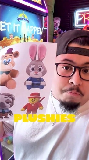 Find The Hidden Plushies In The Arcade Ep 2 #shorts #arcade #fnaf #zootopia #stealabrainrot