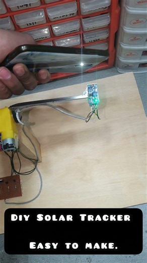 Diy Solar tracker without arduino #arduino #students