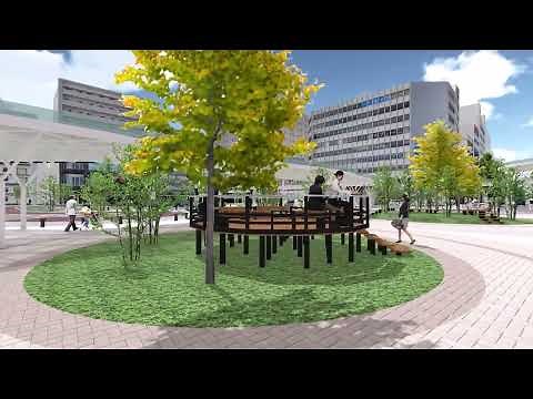 新潟駅 新・万代広場リニューアル整備 イメージ動画