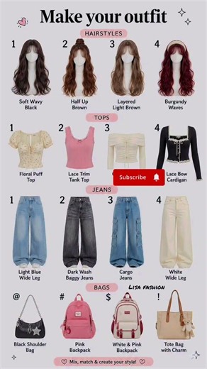 ✨ Build Your Dream Outfit! Which combo would you wear? 👗💕#fashion #outfitideas #usashorts