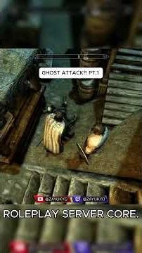 SIDE QUEST?! GHOST IN WHITERUN?! (SKYRIM RP KEIZAAL ONLINE)#funny #skyrimroleplay #shorts