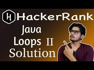 Java loops II HackerRank Solution | Hackerrank java loops 2 solution | How to use loops in java