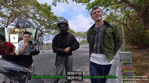 Lud和Mike回美首播看第一日上，难崩各地口音，展示音调，直言在中国抽烟抽疯惹