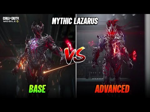 Mythic Lazarus First Look Trailer! Base vs Advanced Version + Finisher Move CODM - COD Mobile
