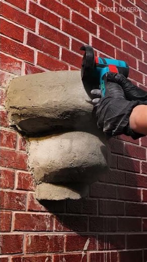Maceta de pared de bricolaje para tus plantas 🧱