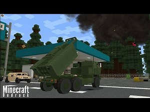 Russia vs Ukraine War | US Army's Himars on action - Minecraft Bedrock
