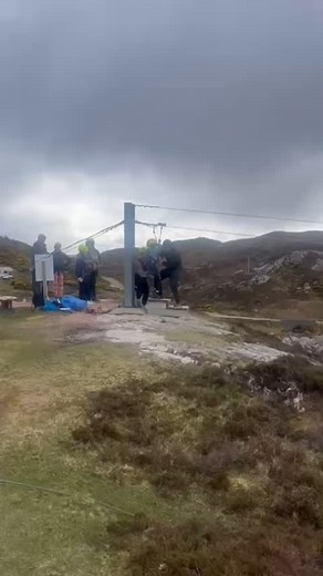 Let’s talk about this brave guy… zip lining off the cliff at Durness 7yrs old 🙌🏻 #ElliottSpencer | Catherine Lowe