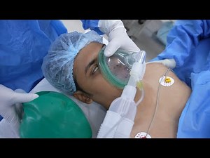 Anesthesia takes control of a Man