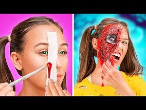 BOE! GRIEZELIGE HALLOWEEN SFX-make-up en enge transformaties door 123 GO!