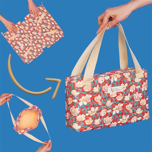 1.3M views · 12K reactions | How to sew a stylish bag easily - DIY bag sewing tutorial! | Miarti - Wiederverwendung | Facebook