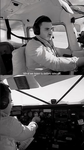 Pre-take off procedures.
