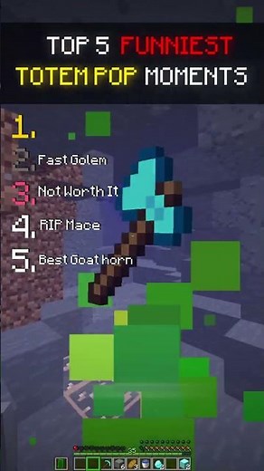 Top 5 Funniest Totem Pop Moments 🤣 #shorts #memes #minecraft