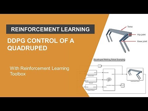 DDPG Control of a Quadruped with Reinforcement Learning Toolbox