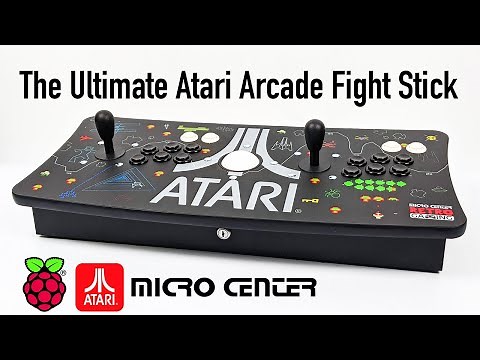 The Ultimate Atari Arcade Fight Stick With Over 100 Officially Licensed Atari Games!