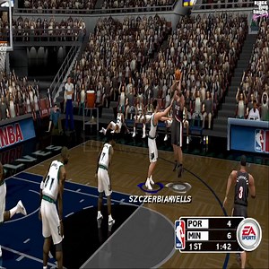 NBA Live 2003 (PS2) : Wolves vs. Blazers part 4 #reelsfypシ | Black Lung Bandit Gaming