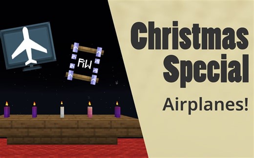 【官方教程】Minecraft Transit Railway 模组教程圣诞节特别版：Minecraft 中的自动飞机-大阳光的小阳光-MTR原版教程合集-哔哩哔哩视频