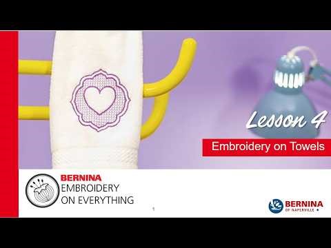 Embroidery on Everything Lesson 04: What Stabilizer should I use?