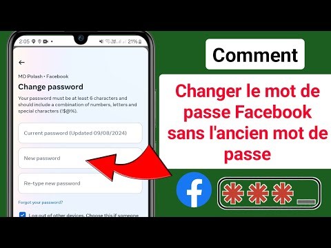 Comment changer le mot de passe Facebook sans l'ancien mot de passe
