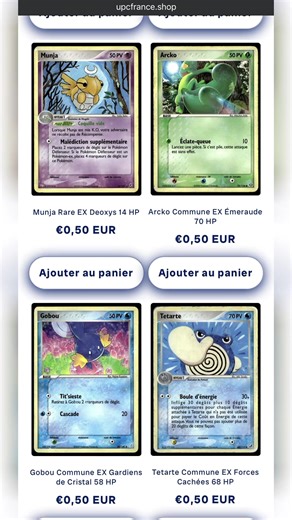 Complète ton bloc ex à bas coût UPCFrance.shop . . . #pokemon #pokemontiktok #pokemoncommunity #pokemonfan #pokemonpulls