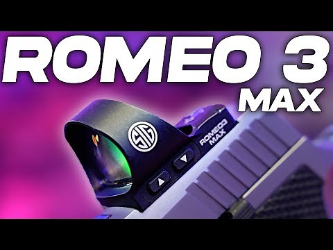 Romeo 3 MAX PRO Review – The BEST Sig Sauer Pistol Red Dot Sight Yet?