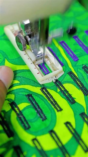 Special Machine Technique for Strong Buttonholes Description: In this video, a special sewing machine is used to create strong and durable buttonholes. The focus is on stitch density and structure, ensuring the buttonhole can withstand repeated use. This technique is ideal for garments like shirts, jackets, and uniforms that require long-lasting quality. You will see how the machine forms tight stitches around the buttonhole area, reinforcing the fabric neatly. This video is perfect for tailors,