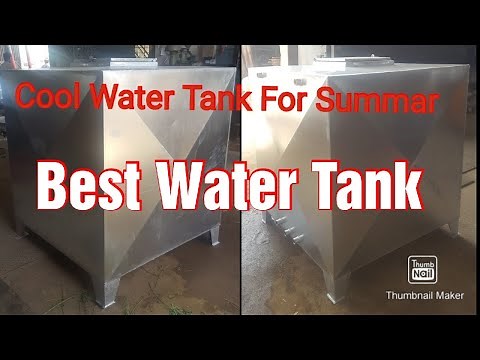 How To Make Water Tank | Mild Steel Water Tank