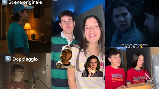 Chi sono Chiara Fabiano e Mattia Fabiano, doppiatori di Undici e Dustin in Stranger Things