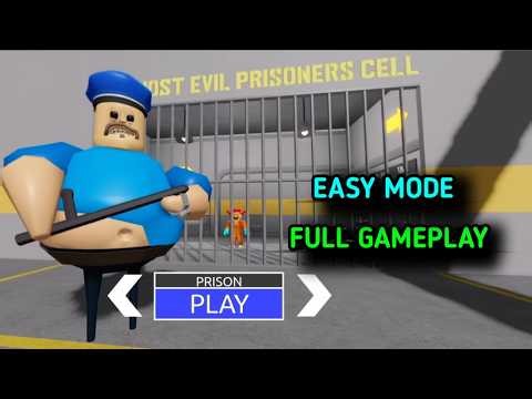 Barry’s Prison Run Obby Roblox Gameplay | Can I Escape the Prison? 😱