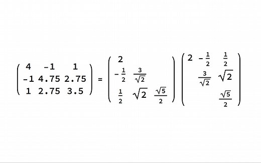 Cholesky 分解和改进的 Cholesky 分解