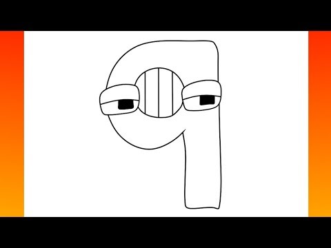 How to draw a Number 9 from Number Lore step by step