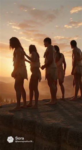 Millions of Years Ago: The Cliff of Survival — Early Humans vs The Giant”