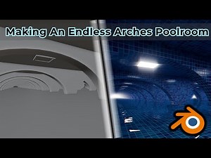 How I Created An Endless Arches Poolroom in Blender