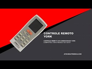 York Air Conditioner Remote Control GZ-12A-E1