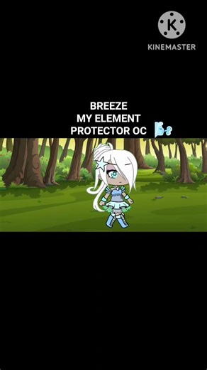 Breeze! My Element PROTECTOR OC! #gachalife #animatedseries #viralvideo #gacha #elementalpowers