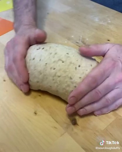 Shaping Whole Wheat & Einkorn Multigrain Loaf