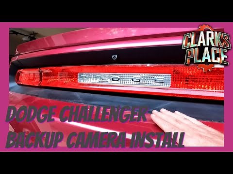 Dodge Challenger Backup Camera Install