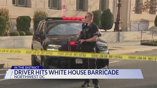 Secret Service, police investigating after van drives through barricade near White House