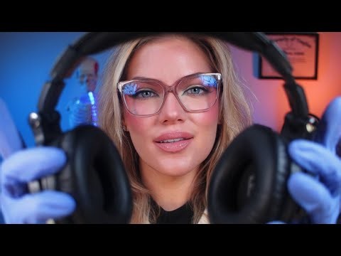ASMR Hearing Test You FEEL (Eyes Closed) Binaural Ear to Ear Whispers Up Close & Ear Tapping