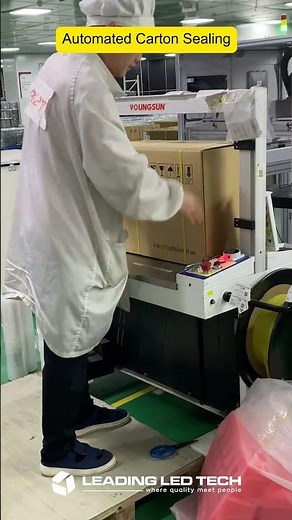 Pack COB Modules – Automated Boxing Line in Action