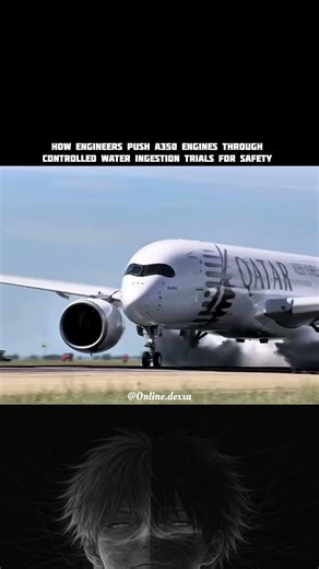 How Engineers Push A350 Engines Through Controlled Water Ingestion Trials For Safety