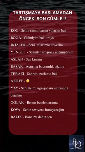 The last sentence of each zodiac sign before they start arguing. What's your sentence? #zodiacsig...